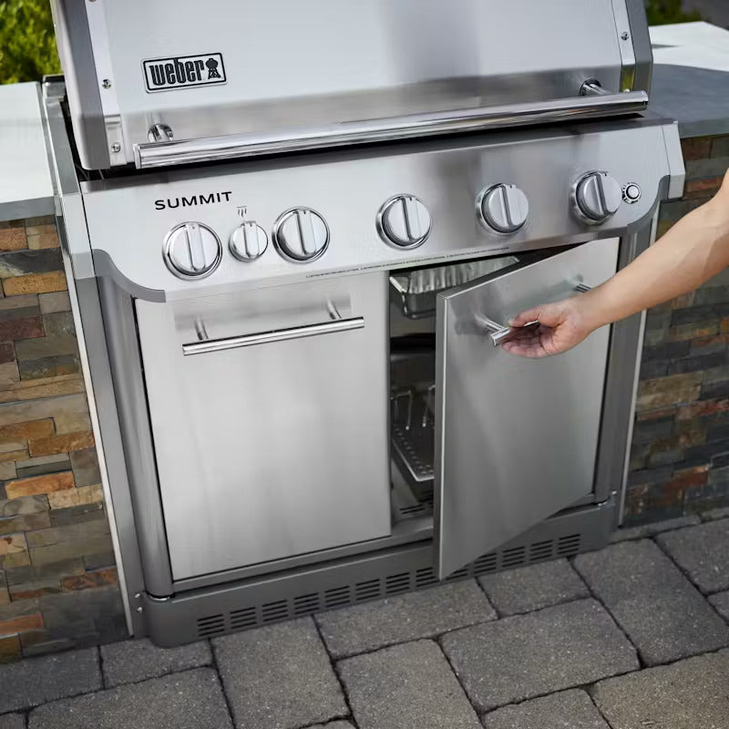 Weber Summit FB38 Built-in Gas Barbeque Stainless Steel