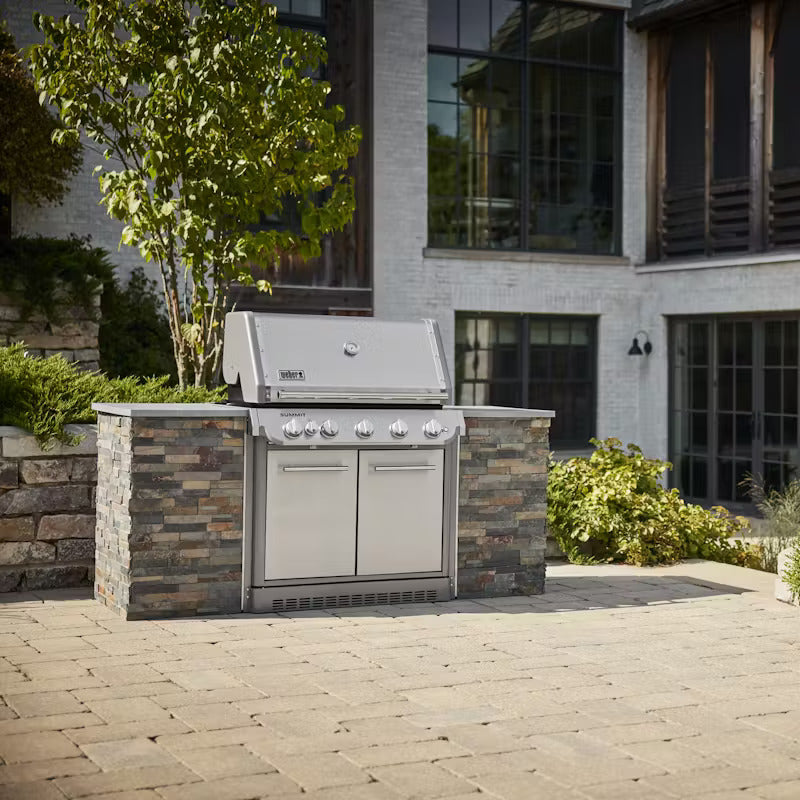 Weber Summit FB38 Built-in Gas Barbeque Stainless Steel