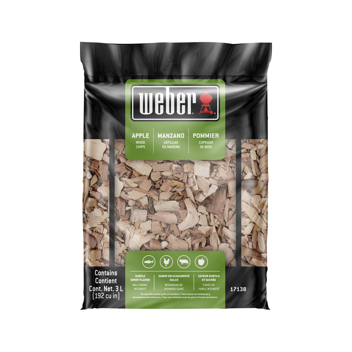 Weber Apple Wood Chips 650g