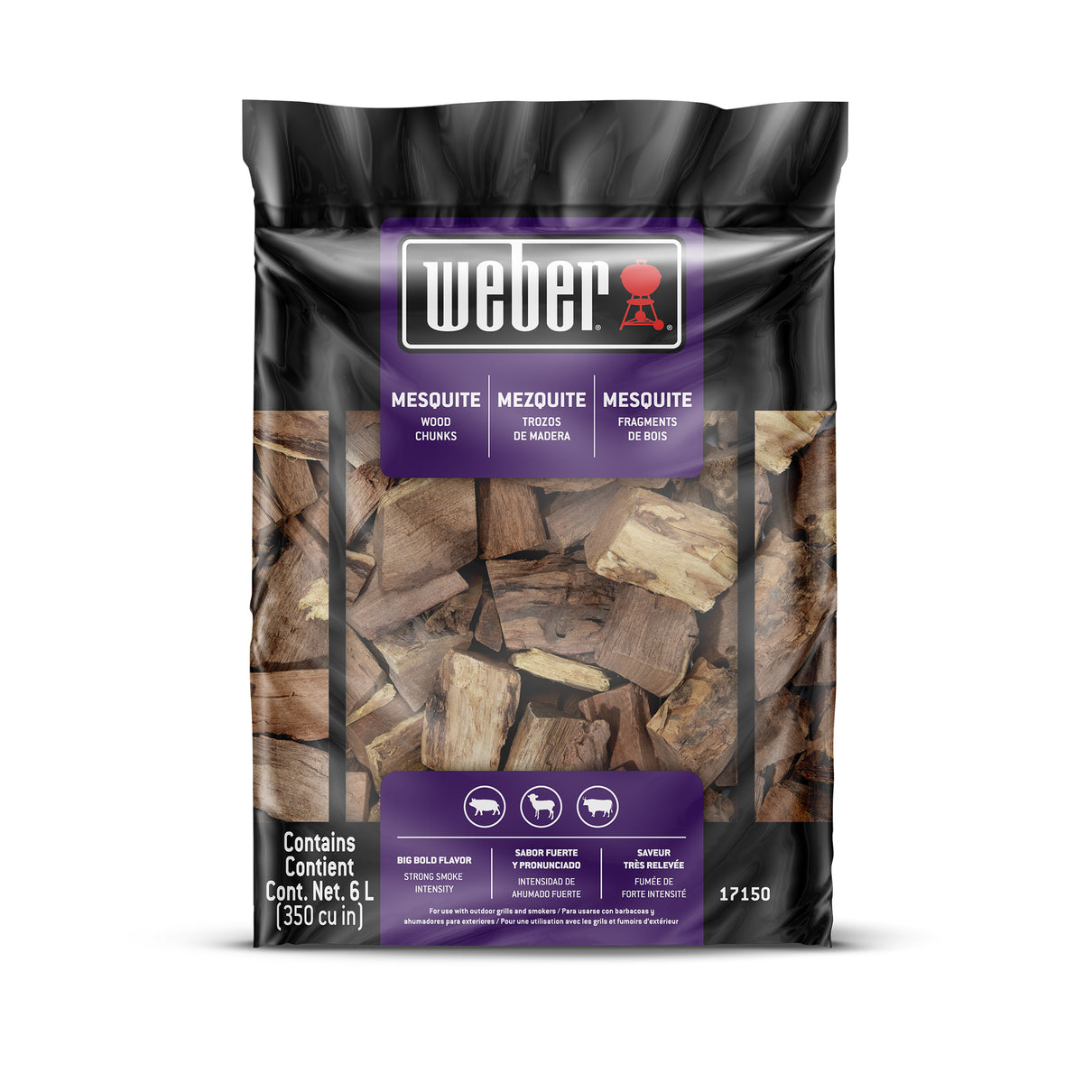 Weber Mesquite Wood Chunks 1.5kgs