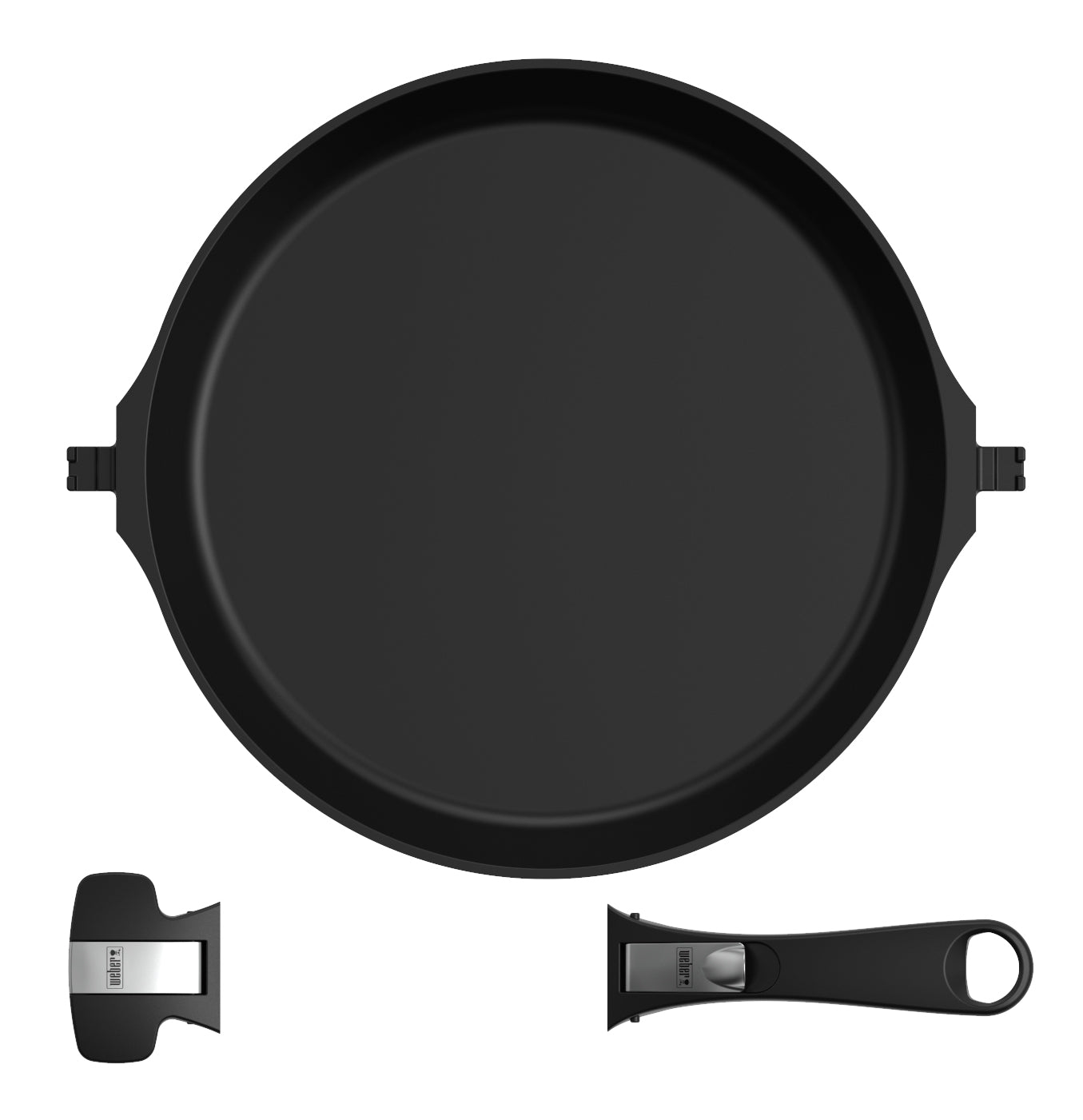 Weber Q Ware Round Frying Pan Large