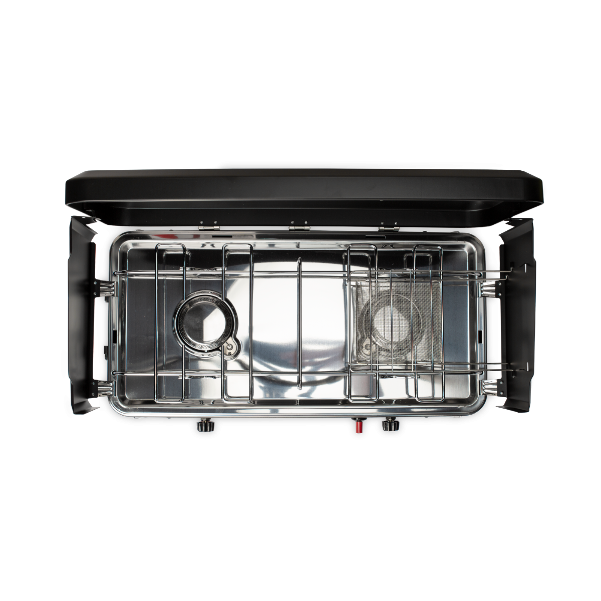 Zempire 2 Burner Deluxe Wide High Pressure Camping Stove