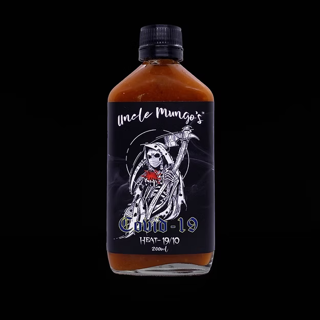 Uncle Mungo's Covid 19 Hot Sauce Heat 19/10