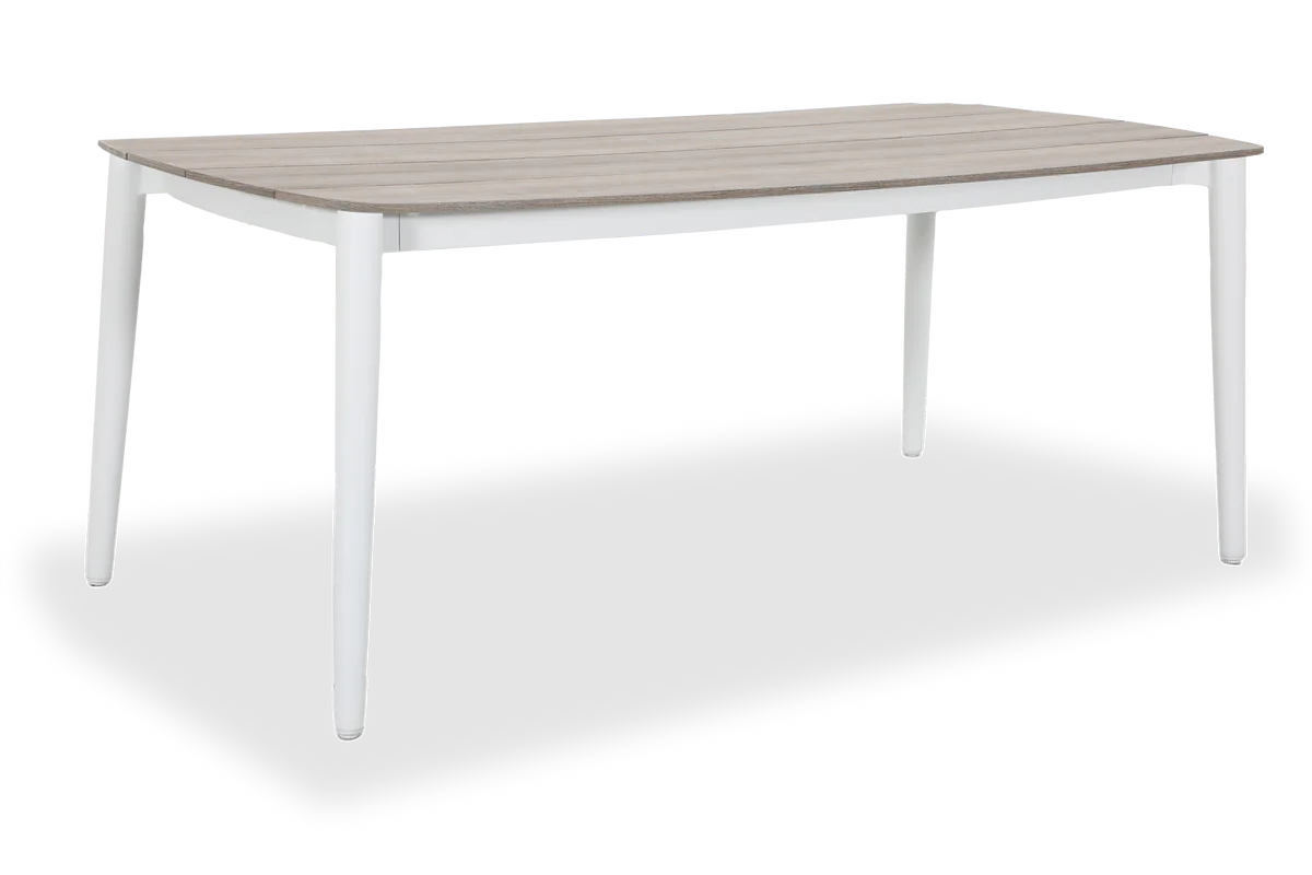 Alfie Polywood Bone White Outdoor Dining Table