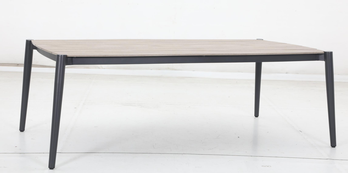 Alfie Polywood Gunmetal Outdoor Dining Table