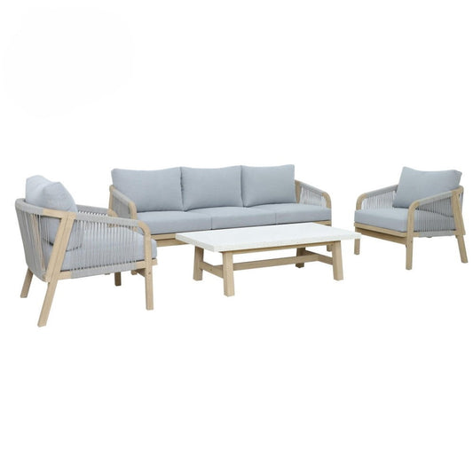 Ashen Acacia 4 Piece Outdoor Lounge Setting