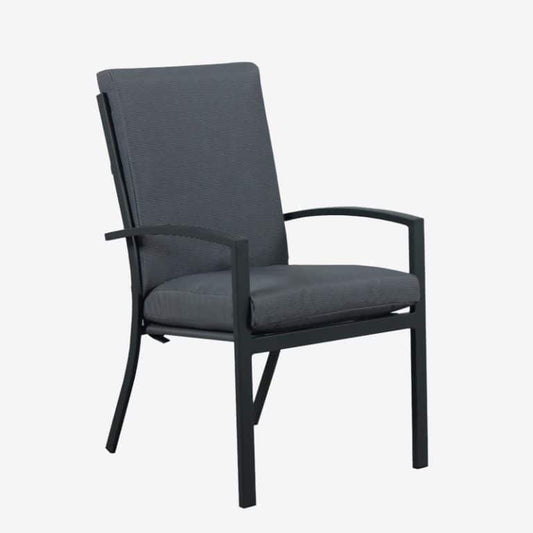Matzo High-Back Padded Outdoor Dining Chair