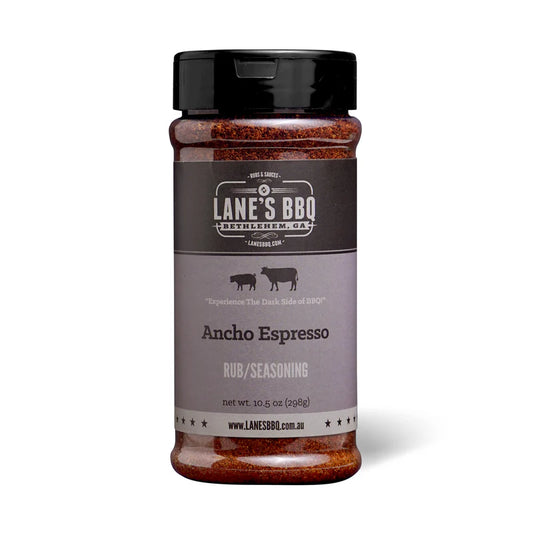 Lane's Ancho Espresso Pitmaster 303g Rub/Seasoning