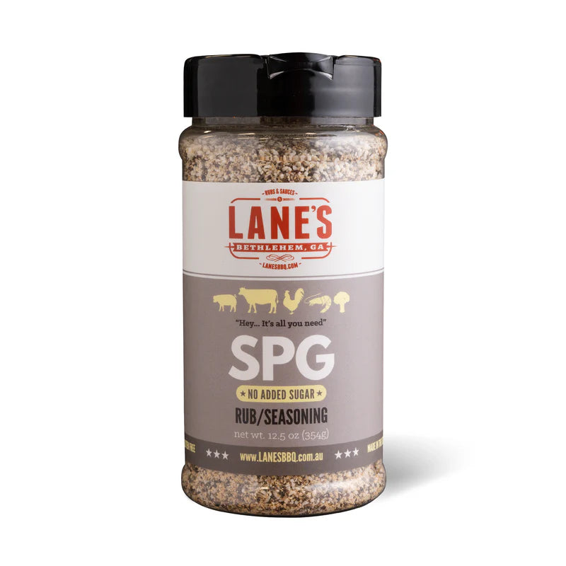 Lane's SPG (Salt, Pepper, Garlic) Pitmaster 345g Rub/Seasoning