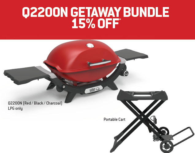 Weber Q2200N Premium Barbecue Easter Sale Bundle
