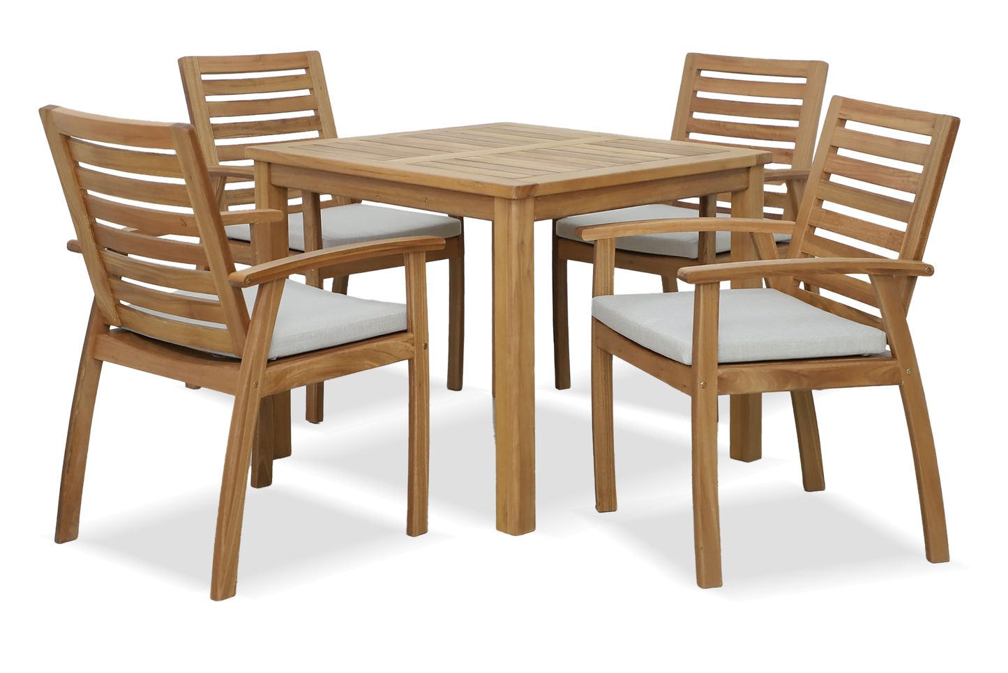 GLG Southbank 5pce Timber Dining Setting