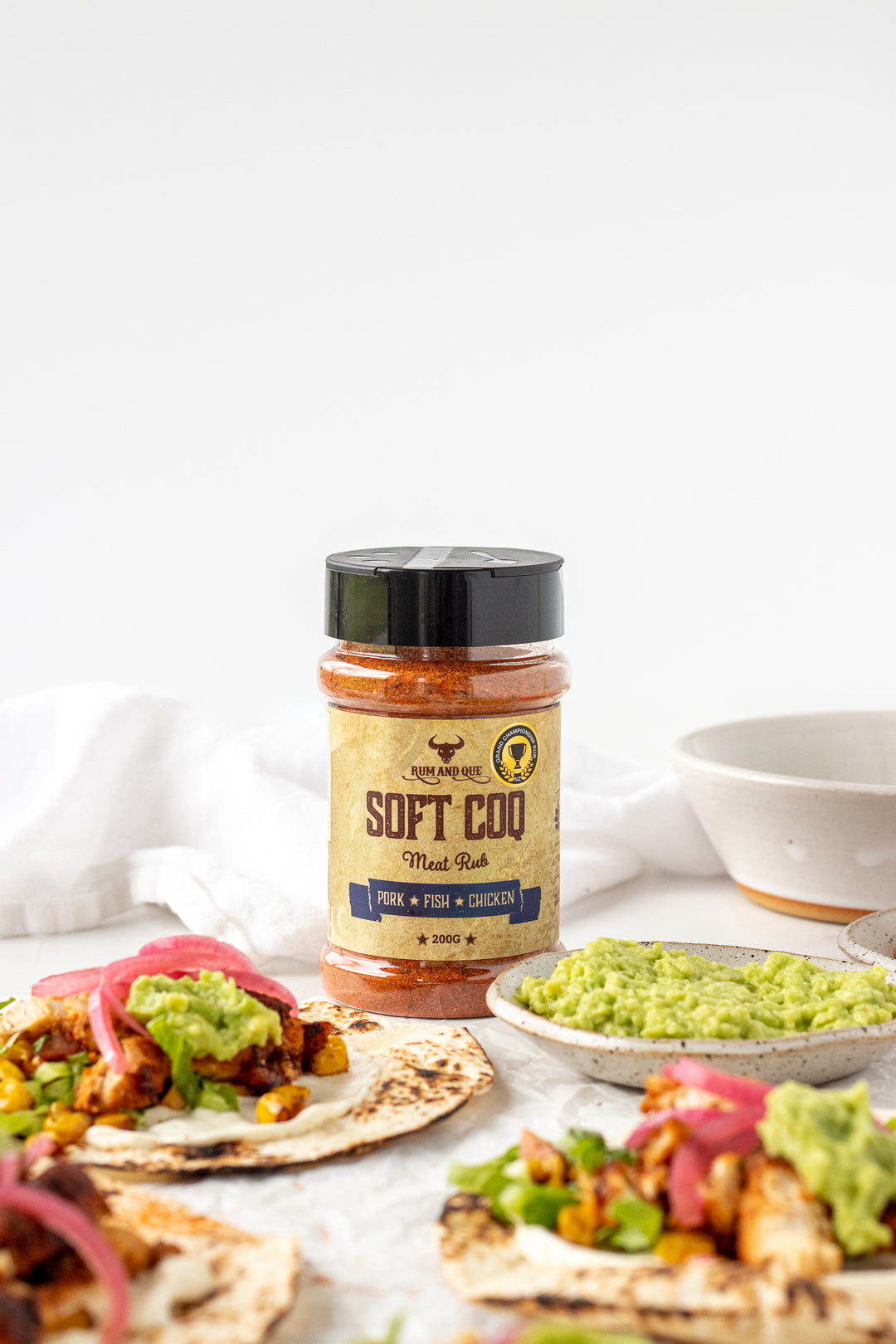 Rum and Que Soft Coq 200g BBQ Rub