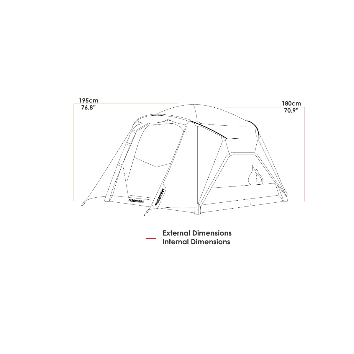 Zempire Aerospeed 4 Air Tent
