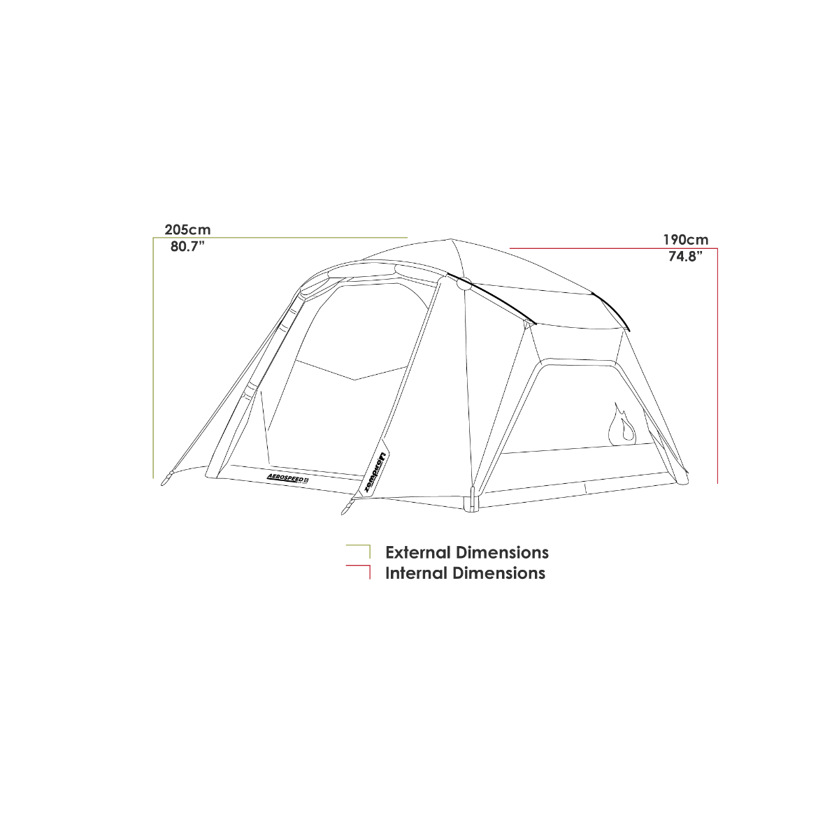 Zempire Aerospeed 6 Air Tent