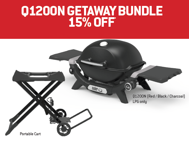 Weber Baby Q1200N Premium Barbecue Easter Sale Bundle