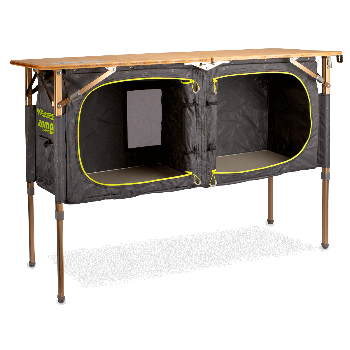 Zempire Eco Cupboards Bamboo Camping Kitchen