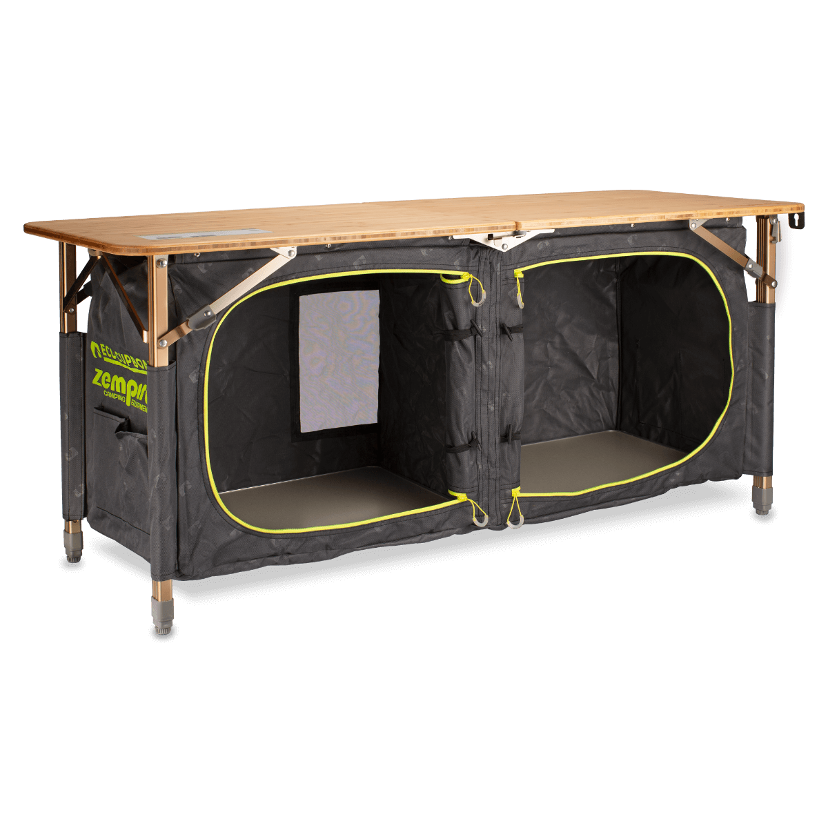 Zempire Eco Cupboards Bamboo Camping Kitchen