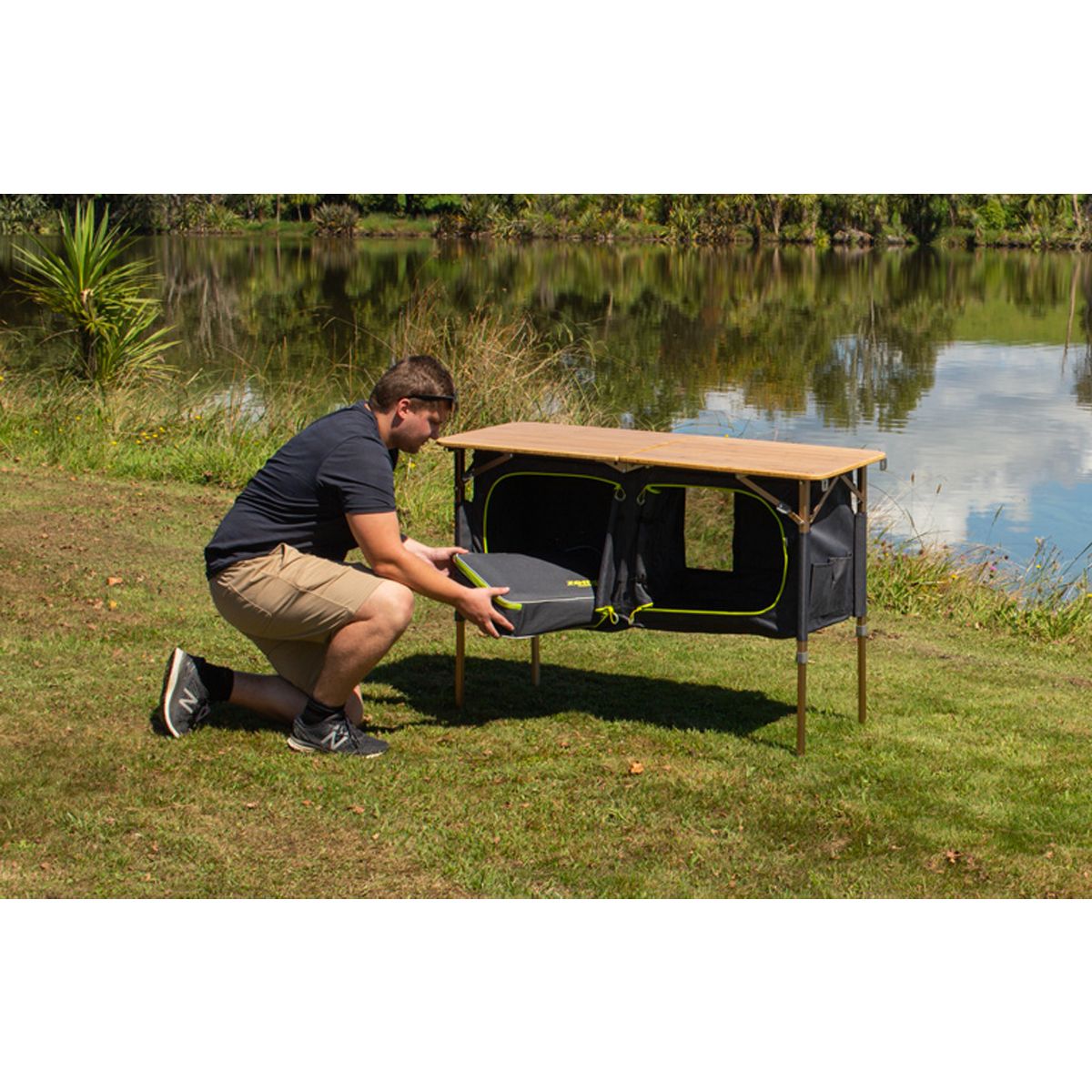 Zempire Eco Cupboards Bamboo Camping Kitchen