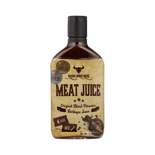 Rum and Que Meat Juice BBQ Sauce 500g