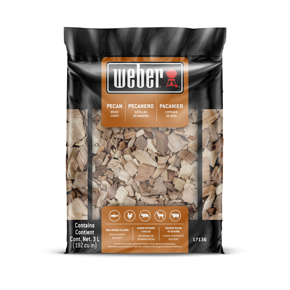 Weber Pecan Wood Chips 650g