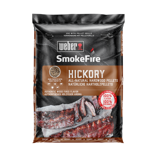 Weber Hickory Wood Pellets 9kg/20LB