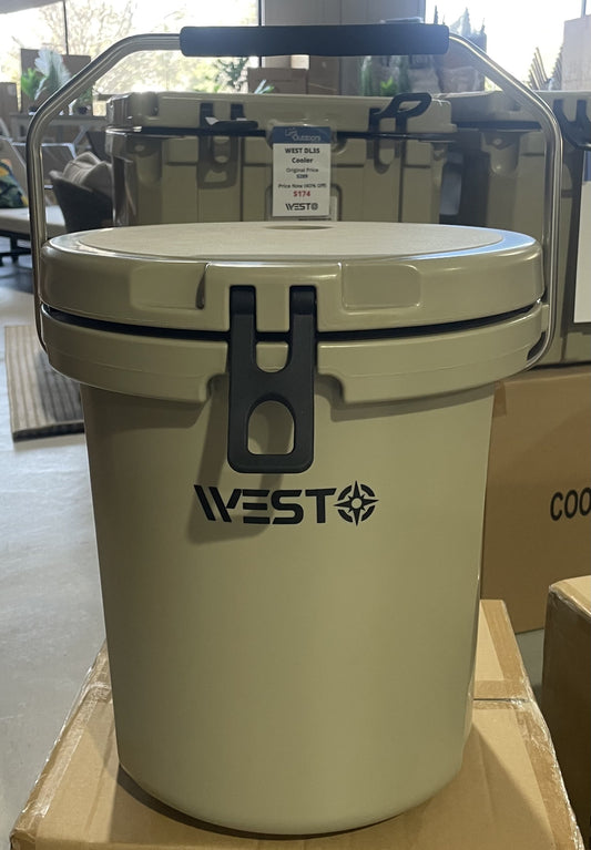 West Extreme A16 16L Round Icebox with Stainless Steel Handle