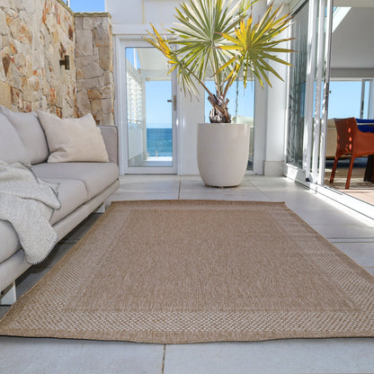 Fab Habitat Akita White Jutte Outdoor Rug