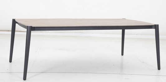 Alfie Polywood Gunmetal Outdoor Dining Table