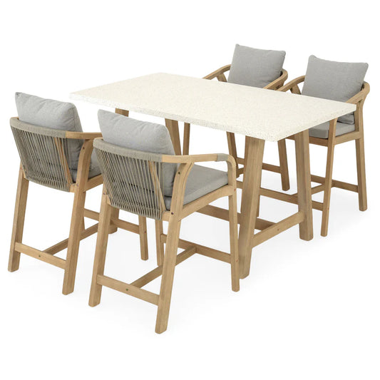 Ashen Outdoor Bar Setting