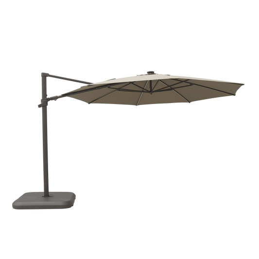 Shelta Emery 330cm LED Cantilever Outdoor Umbrella