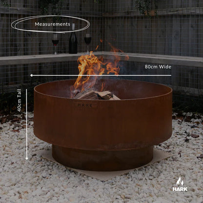 Hark Rory 80 Corten Steel Fire Pit