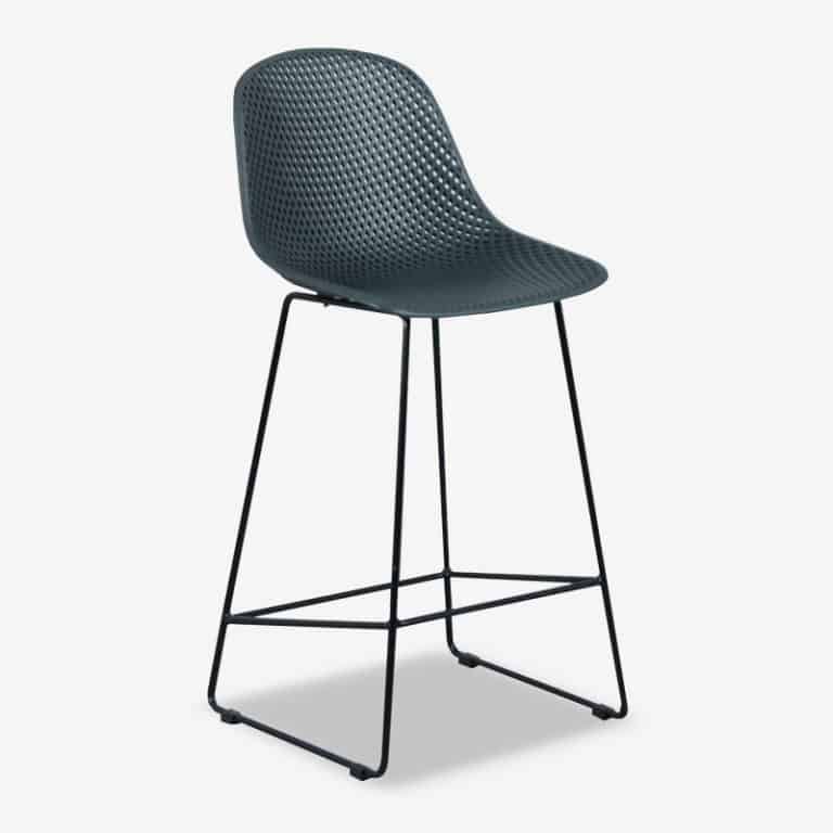 GLG Gardenia Resin and Steel Bar Chair