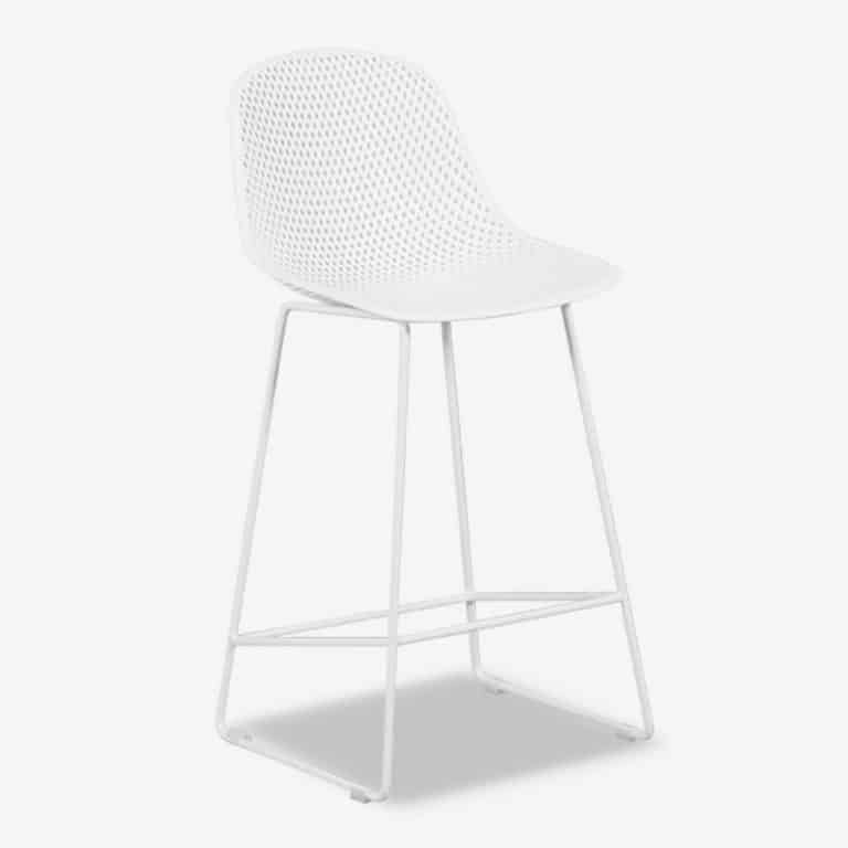 GLG Gardenia Resin and Steel Bar Chair