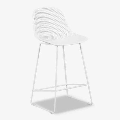 GLG Gardenia Resin and Steel Bar Chair