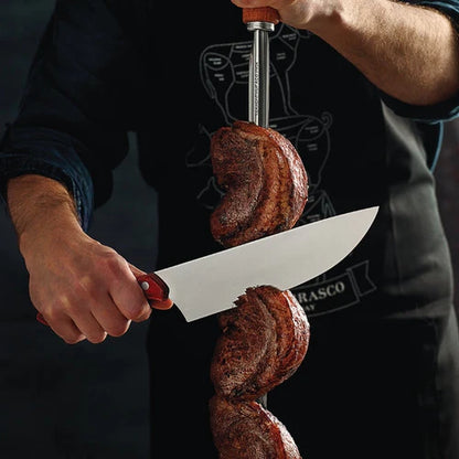 Tramontina Churrasco Wood Handle Single Prong Skewer 75cm