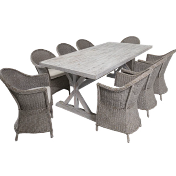 GLG Saffire Outdoor Wicker Dining Setting