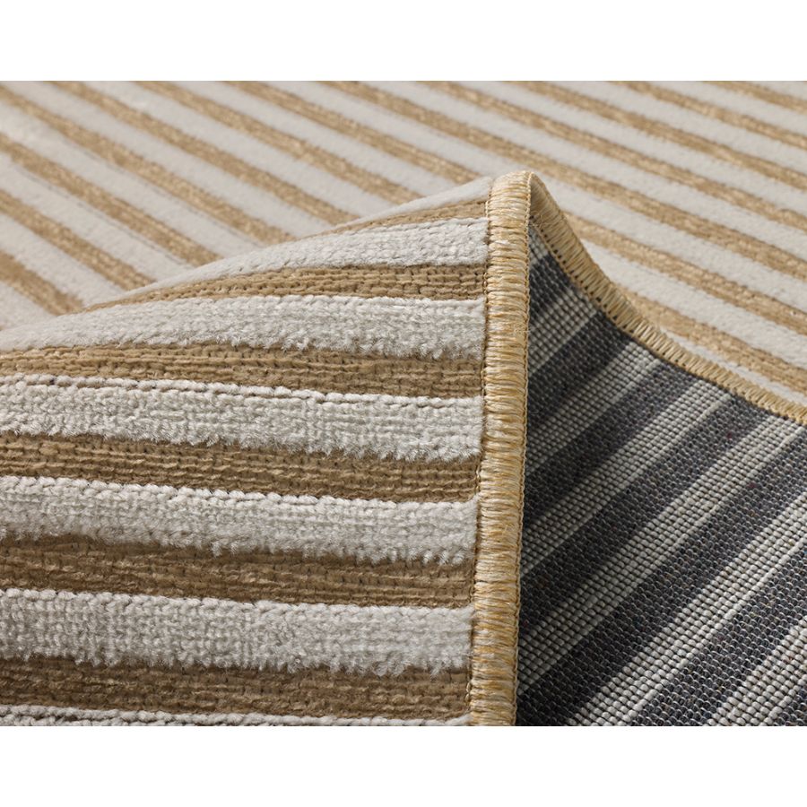 Fab Habitat Seoul Beige Stripe Outdoor Rug