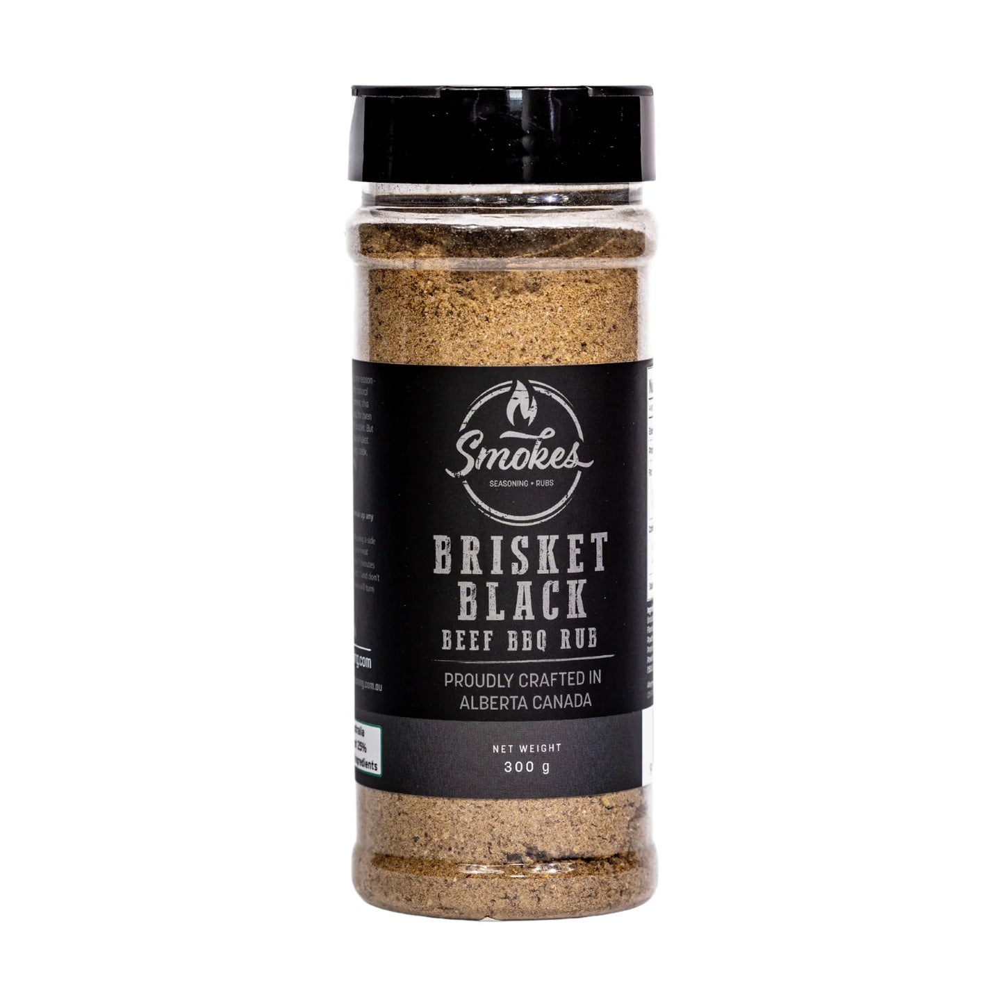 Smokes Brisket Black Beef Canadian BBQ Rub