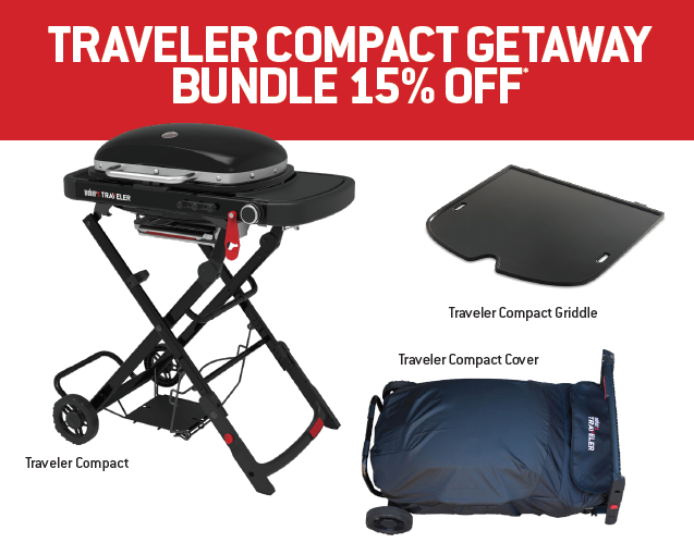 Weber Compact Traveler Barbecue Easter Sale Bundle