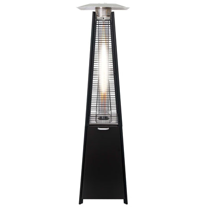 Gasmate Stellar Black Pyramid Flame Outdoor Gas Heater