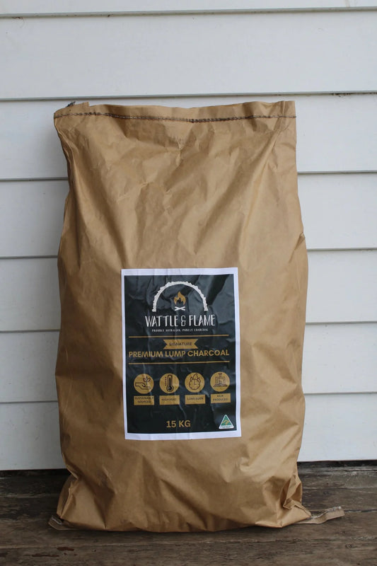 Wattle and Flame Signature Mallee Root Lump Charcoal 15kg
