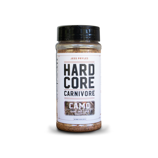 Hardcore Carnivore Camo Game and Lamb Seasoning