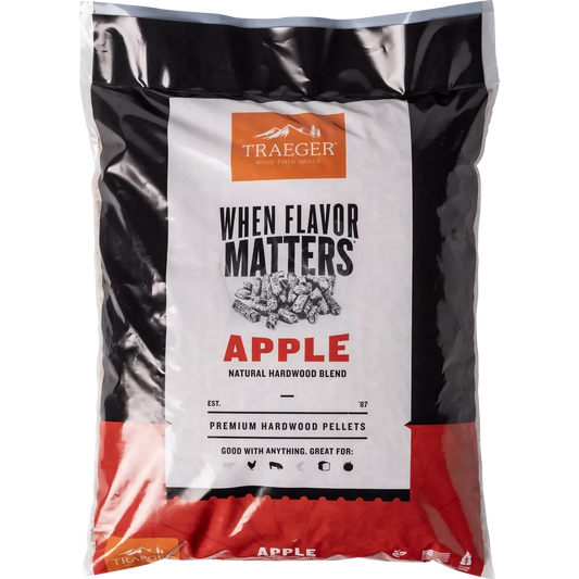 Traeger Apple Pellets 9kg/20lb Bag