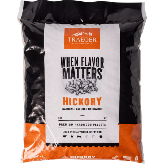 Traeger Hickory Pellets 9kg/20lb Bag
