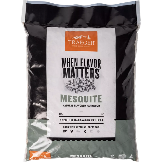 Traeger Mesquite Pellets 9kg/20lb Bag